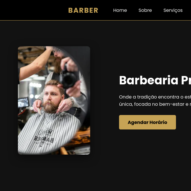 imagem projeto Barbearia